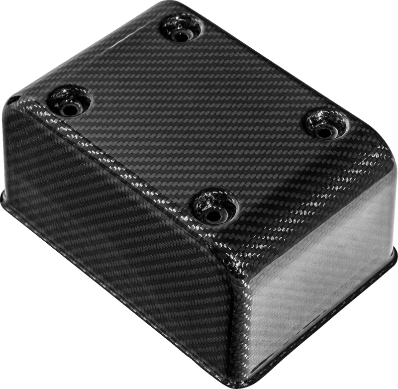 SADDLEMEN Fuse Block Cover - Carbon Fiber - Gloss Black CF-899-04-003