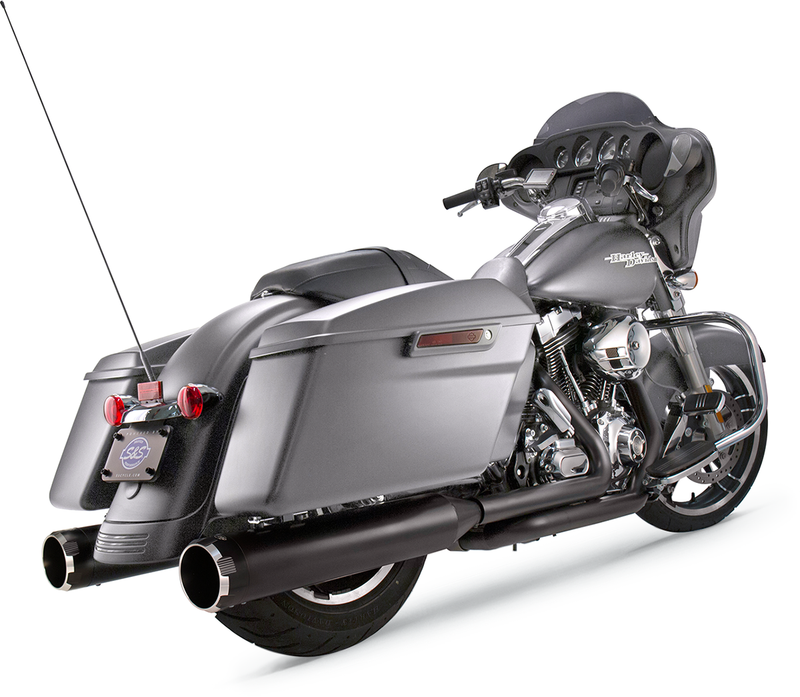 S&S CYCLE 4-1/2" MK45 Performance Mufflers - Black Thruster
