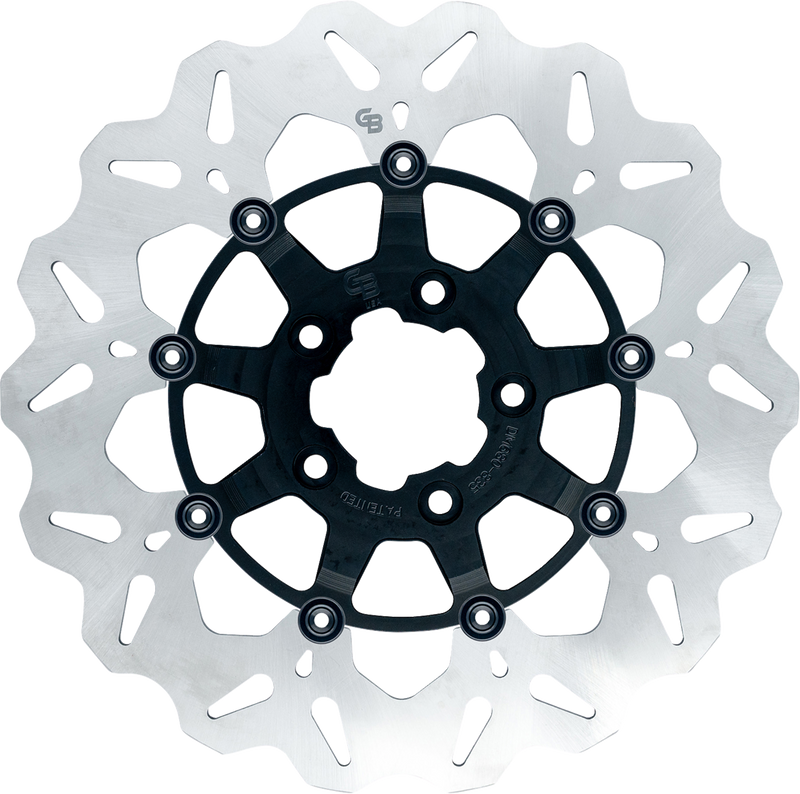 GBRAKES Brake Rotor - Front - Black GBDU001