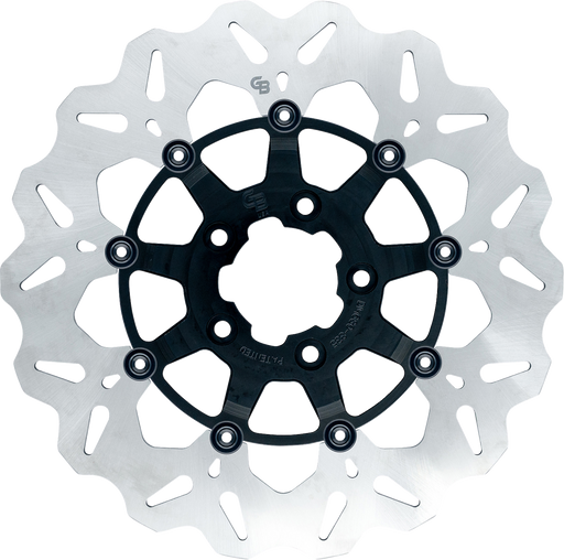 GBRAKES Brake Rotor - Front - Black GBDU001