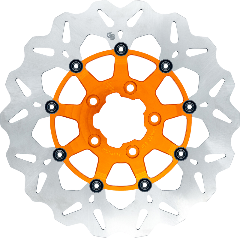 GBRAKES Brake Rotor - Front - Orange GBDU024