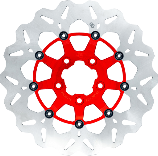 GBRAKES Brake Rotor - Rear - Red GBDU026