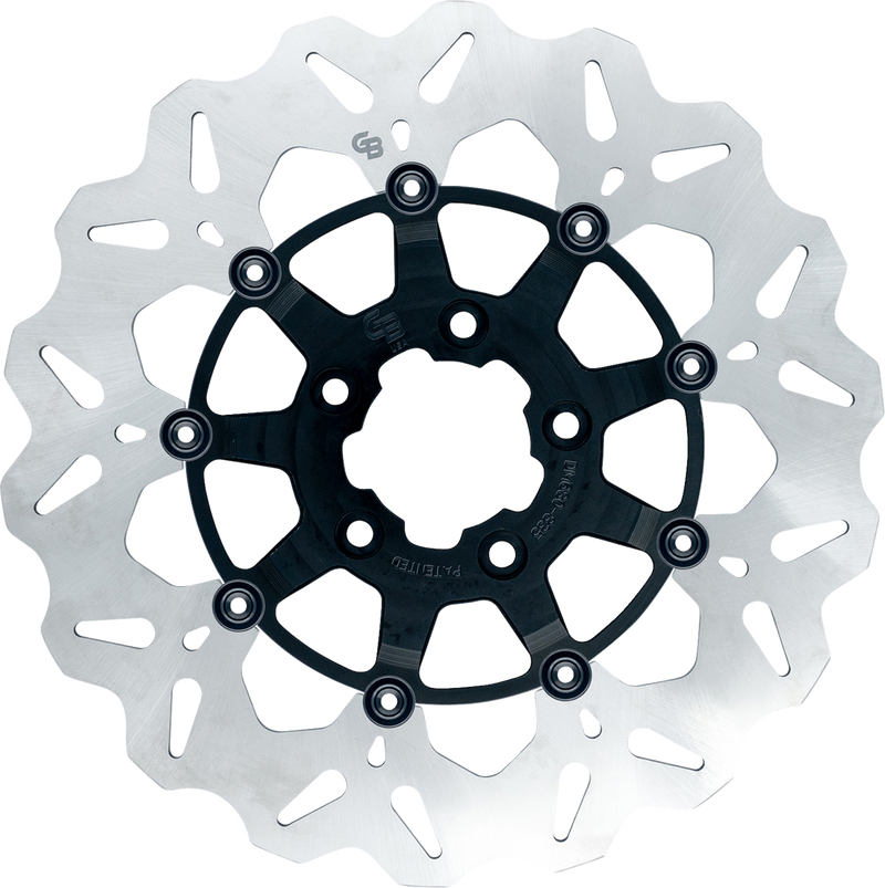 GBRAKES Wave? Brake Rotor - Front - 12.5" - Black GBDU007