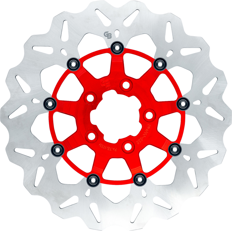 GBRAKES Brake Rotor - Front - Red GBDU019