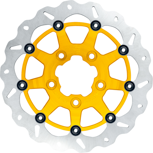GBRAKES Wave? Brake Rotor - Front - 13" - Narrow Band - Gold GBDU034