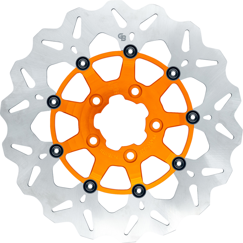 GBRAKES Brake Rotor - Front - Orange GBDU020
