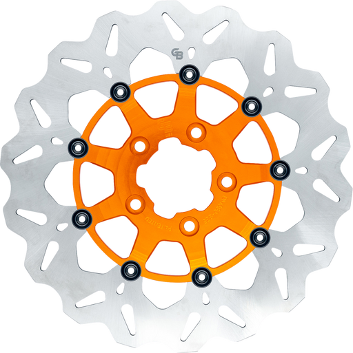 GBRAKES Brake Rotor - Front - Orange GBDU020