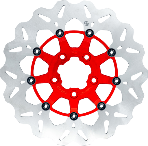 GBRAKES Brake Rotor - Front - Red GBDU023
