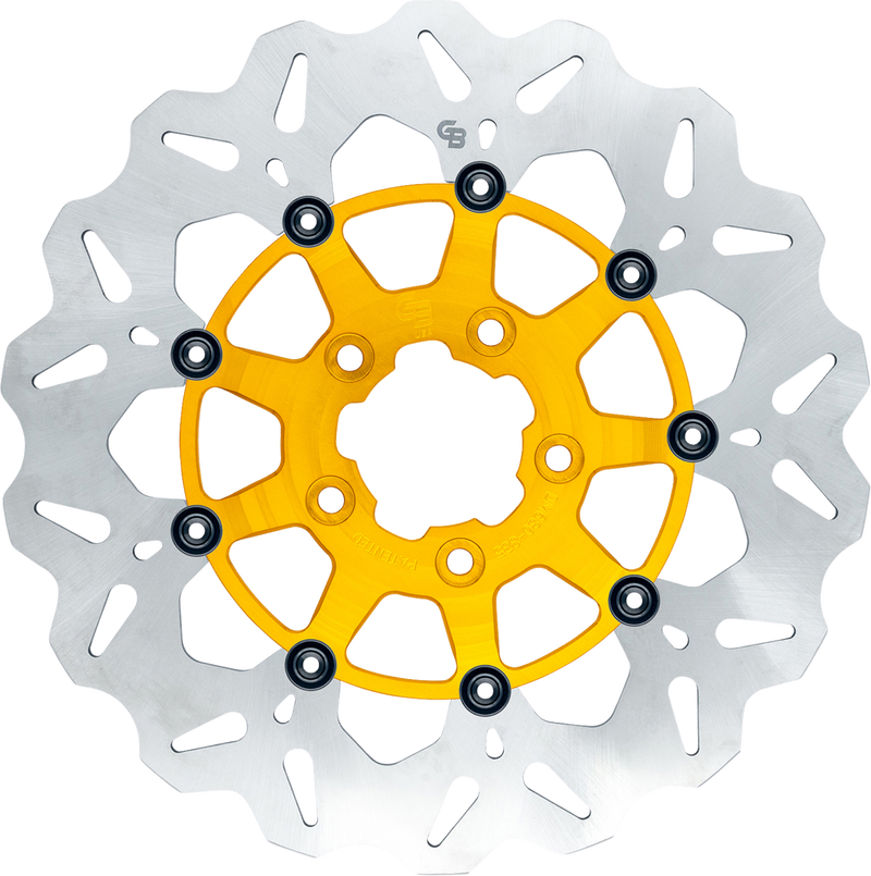 GBRAKES Wave? Brake Rotor - Front - 12.5" - Gold GBDU028