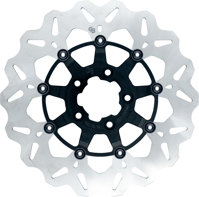 GBRAKES Brake Rotor - Front - Black GBDU003