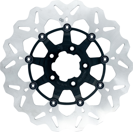 GBRAKES Brake Rotor - Front - Black GBDU003