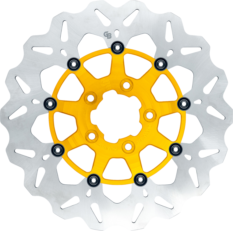 GBRAKES Brake Rotor - Front - Gold GBDU006