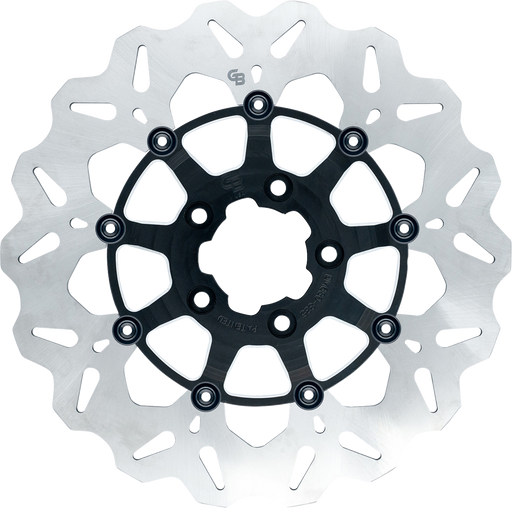 GBRAKES Wave? Brake Rotor - Front - 12.5" - Machined Black GBDU008