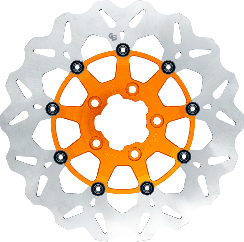 GBRAKES Brake Rotor - Rear - Orange GBDU022