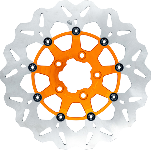 GBRAKES Brake Rotor - Rear - Orange GBDU022
