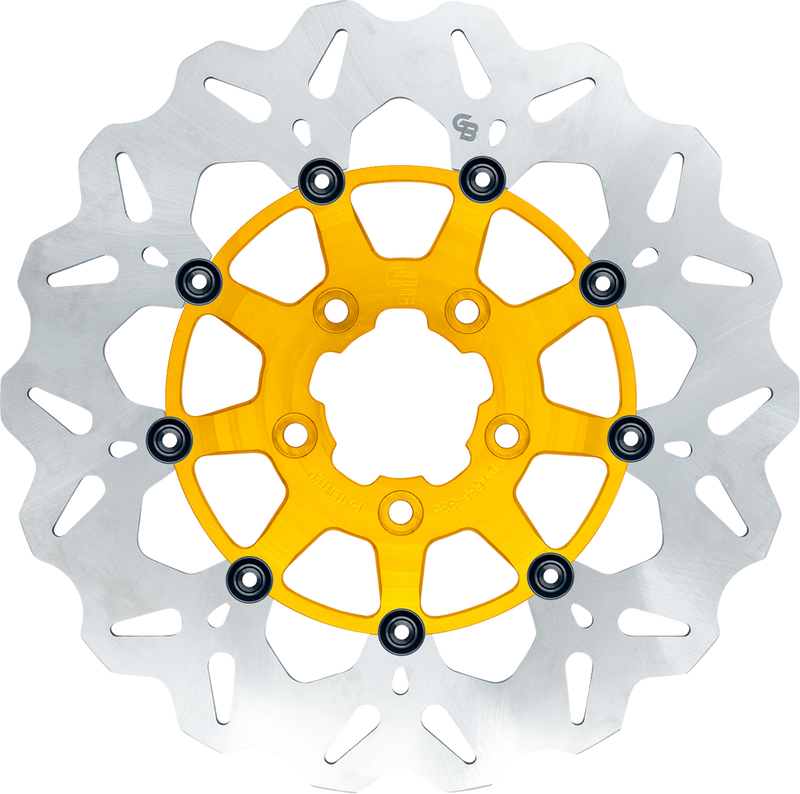 GBRAKES Brake Rotor - Rear - Gold GBDU025