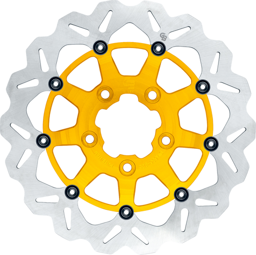 GBRAKES Wave? Brake Rotor - Front - 13" - Gold GBDU031