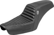SADDLEMEN Step-Up Seat - Tuck-n-Roll - Black - Dyna '96-'03 SC89604T