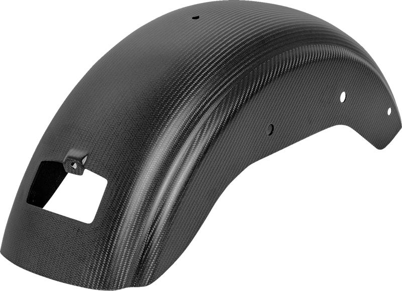 SADDLEMEN Rear Fender - Carbon Fiber/Matte - FXLR/S/ST CF-818-29-001M