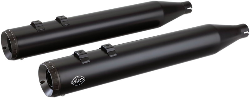 S&S CYCLE Grand National Mufflers - Black