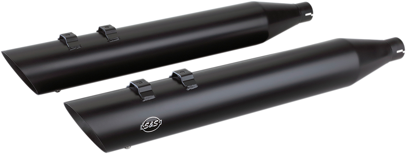 S&S CYCLE Slash Cut Mufflers - Black