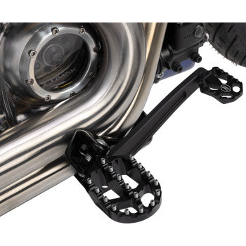 S&S CYCLE Brake Pedal - Mid-Mount - Black - Softail '18-'23