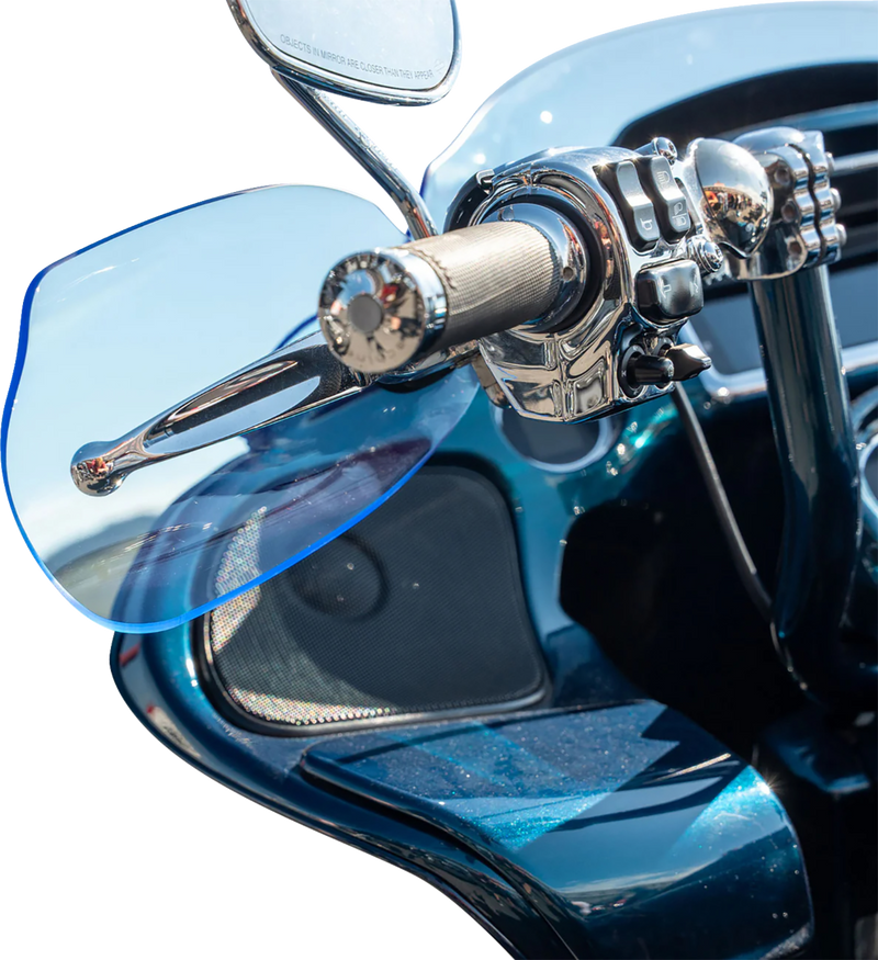 KLOCK WERKS Flare® Handguards - '23-'25 Harley-Davidson - Blue Ice KWS-01-0128-23