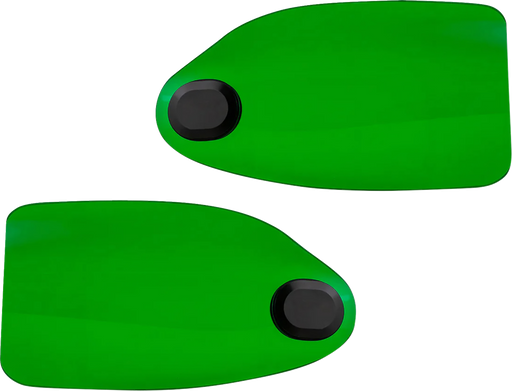KLOCK WERKS Flare® Handguards - Harley-Davidson Hydraulic Clutch - Green KWS-01-0132-HC