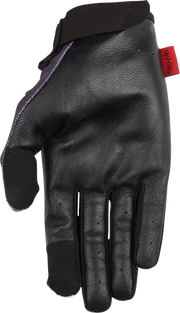 THRASHIN SUPPLY CO. Stealth Leather Palm Flame Gloves - Gray - Small SV1-22-08