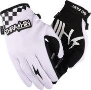 THRASHIN SUPPLY CO. Go Fast Stealth Gloves - White - Small SV1-10-08
