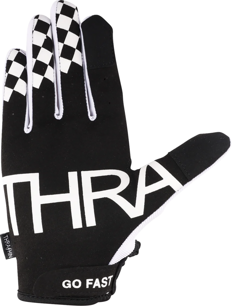 THRASHIN SUPPLY CO. Go Fast Stealth Gloves - White - Small SV1-10-08