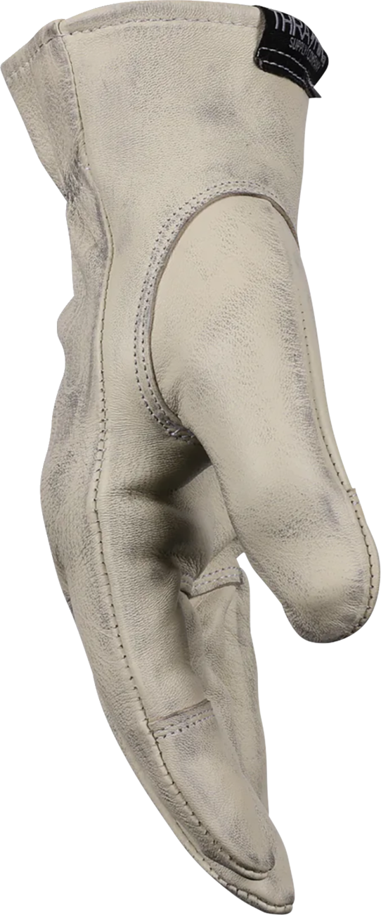 THRASHIN SUPPLY CO. Roper Leather Gloves - Bone White - XS TRG-00-07