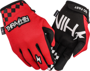 THRASHIN SUPPLY CO. Go Fast Stealth Gloves - Red - Small SV1-18-08