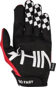 THRASHIN SUPPLY CO. Go Fast Stealth Gloves - Red - Small SV1-18-08
