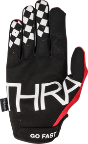 THRASHIN SUPPLY CO. Go Fast Stealth Gloves - Red - Small SV1-18-08