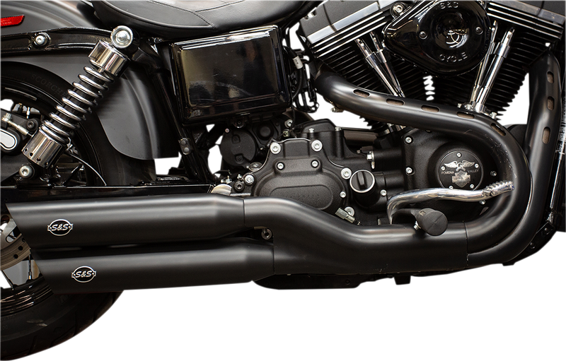 S&S CYCLE Slash Cut Mufflers - Black