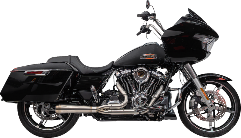 TRASK 2-into-1 Assault Exhaust System - Stainless Steel - Touring M8 TM-5011