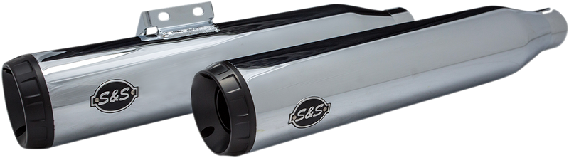 S&S CYCLE Grand National Race Mufflers for Softail - Chrome