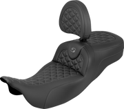 SADDLEMEN RoadSofa™ Tri-Gripper Seat - Extended Reach - w/ B - Gray