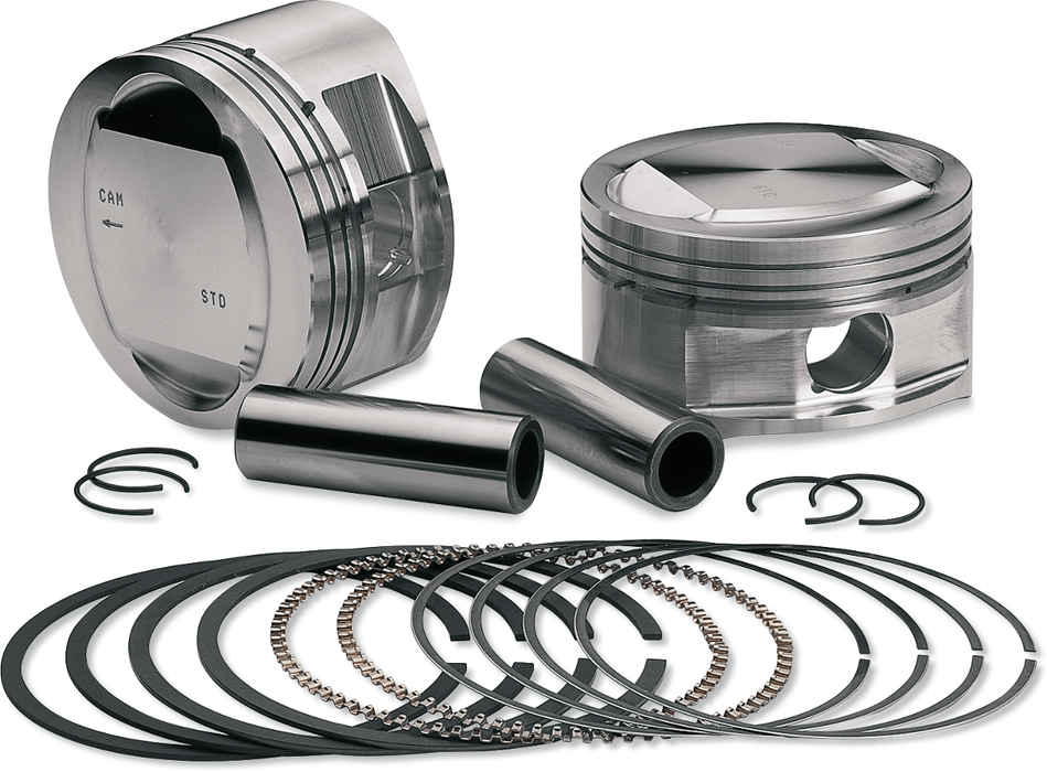 S&S CYCLE Piston Kit - for 106" Stroker Kit - +.005"