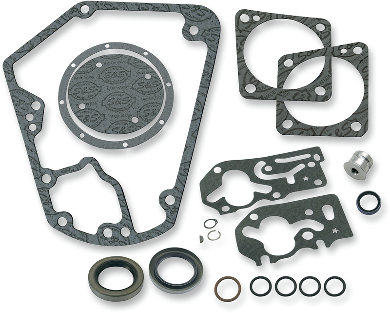 S&S CYCLE Lower End Gasket Kit - 4" and 4.125" Super Side Winder Plus