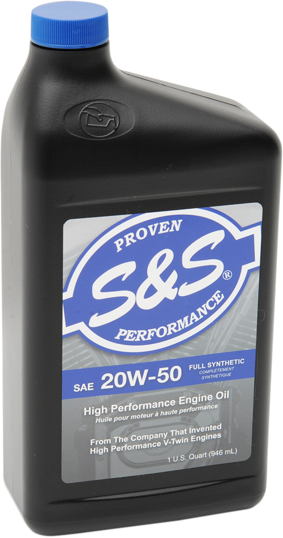 S&S CYCLE Synthetic Oil 20W-50 - 1 U.S. quart