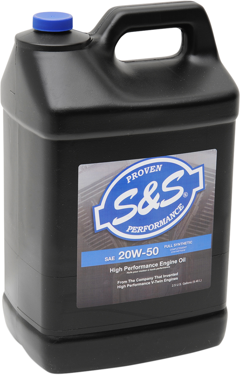 S&S CYCLE Synthetic Oil 20W-50 - 2.5 U.S. gal.