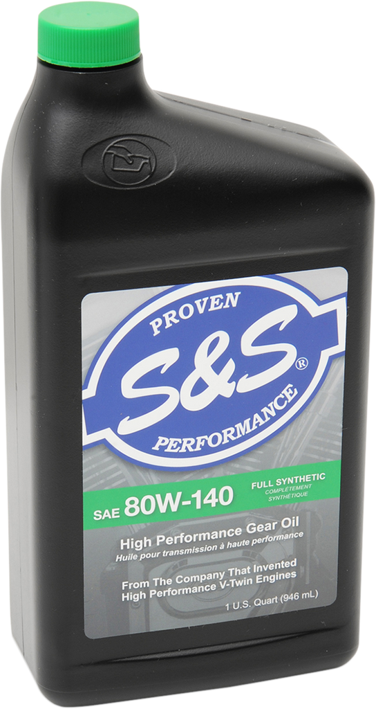 S&S CYCLE High Performance Full-Synthetic Gear Oil - 80W-140
