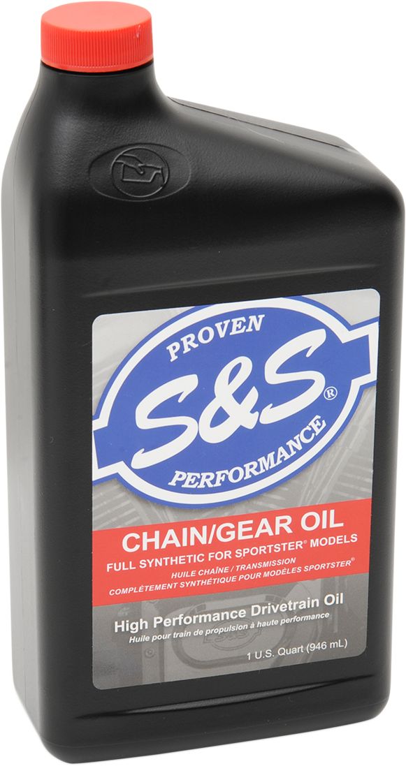 S&S CYCLE Synthetic Chain/Gear Oil  SPORTSTER MODELS - 1 U.S. quart