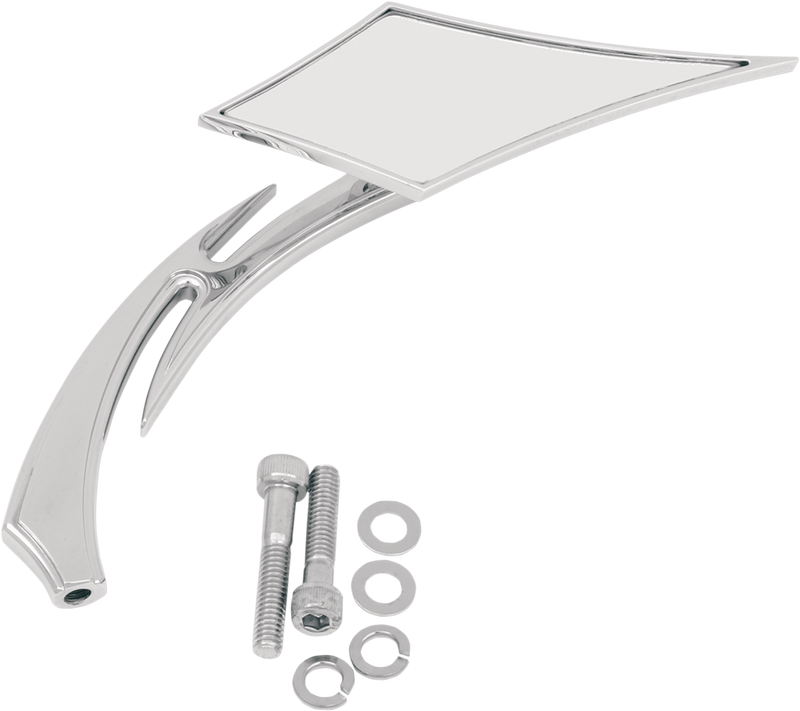 DRAG SPECIALTIES Lance Style Die-Cast Mirror - Chrome