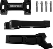 SLYFOX Handlebar Riser Kit - Straight - 1" Clamping - 6" Rise - Black SF-1001-06-B