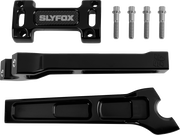 SLYFOX Handlebar Riser Kit - Straight - 1" Clamping - 8" Rise - Black SF-1001-08-B