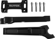 SLYFOX Handlebar Riser Kit - Straight - 1-1/8" Clamping - 8" Rise - Black SF-1003-08-B
