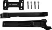 SLYFOX Handlebar Riser Kit - Straight - 1-1/8" Clamping - 10" Rise - Black SF-1003-10-B
